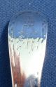 English Sterling Georgian Decorated Master Salt Condiment Spoon Other photo 1