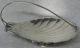 Antique Sterling Silver Shell Bowl W/ Handle Dish Other photo 1