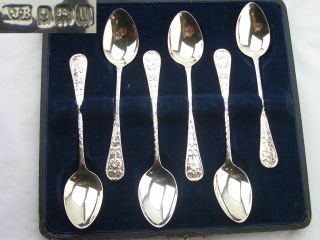 Vintage Silver Coffee Spoons - London 1919 - A J Bailey photo