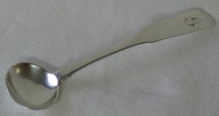 Mitchell & Whitney American Coin Silver Master Salt Spoon Boston 1813 - 1821 G photo