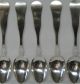 Albert Wakefield Antique Coin Silver Teaspoon Set Of 12 Great Falls Nh 1845 - 67 Other photo 1