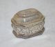 German Antique Pill Box Silver 800 Engraved Germany 19th Century Germany photo 3