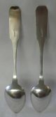 James Morse Coin Silver Spoon Set Of 2 Coffin End Westfield Ma 1797 - 1820 Other photo 9