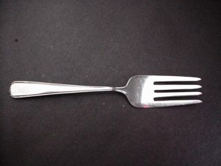 Sterling Silver Baby Fork Silver Stream By Manchester photo
