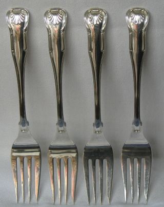 King Kirk Sterling Silver Salad Fork Set Of 4 photo