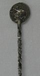 Gorham Sterling Silver Pickle Fork Twisted Handle Old Coin C.  1885 No 6 - Sf 3 Other photo 2