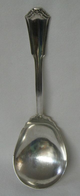Reed & Barton Jacobean Sterling Silver Sm.  Berry Preserve Spoon photo