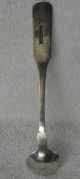 William S Nichols American Coin Silver Master Salt Condiment Spoon Newport Ri Other photo 1