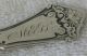 Hotchkiss & Schreuder American Coin Silver Right Angle Master Butter Knife Rare Other photo 2