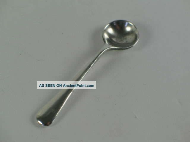 Silver Salt Spoon - E S Barnsley - Hm 1914 Other photo