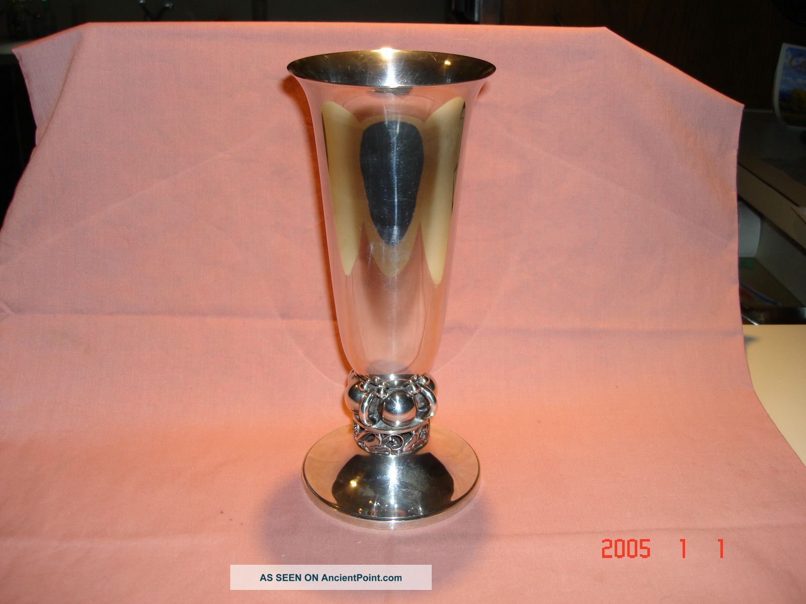 La Paglia Design Vase International Sterling 9 1/2 