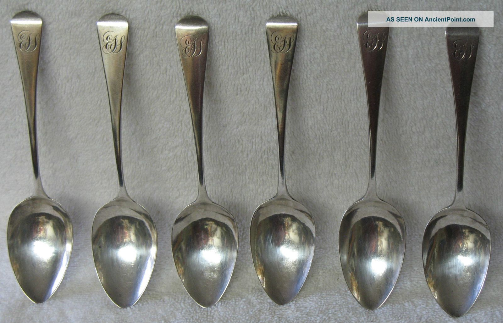 Samuel Howland Sterling Silver Teaspoon Set Of 6 London Circa 1811 Other photo