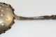 Antique Sterling Silver Victorian Style Cut - Out Star Condiment Serving Spoon Other photo 2
