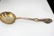 Antique Sterling Silver Victorian Style Cut - Out Star Condiment Serving Spoon Other photo 5
