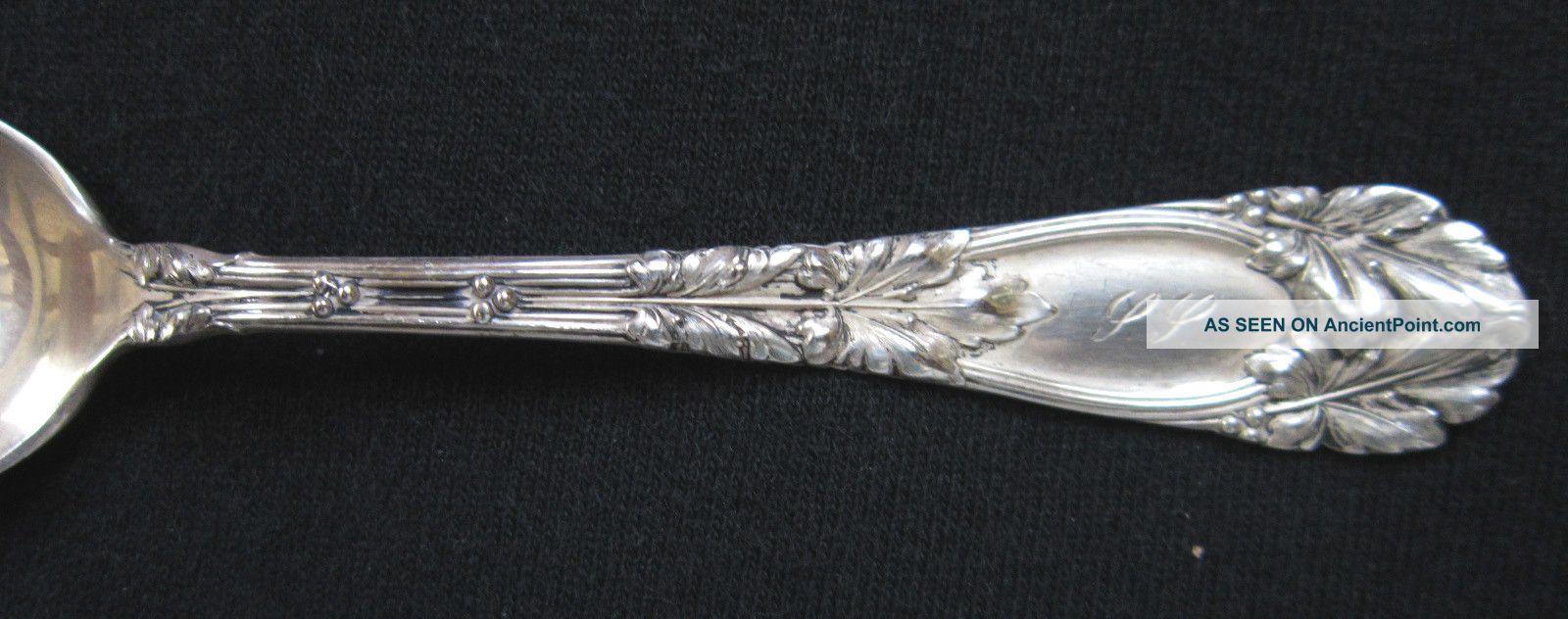 Antique Frank W Smith 1912 Sterling Silver Oak Spoon 21.  7 G Grams Other photo