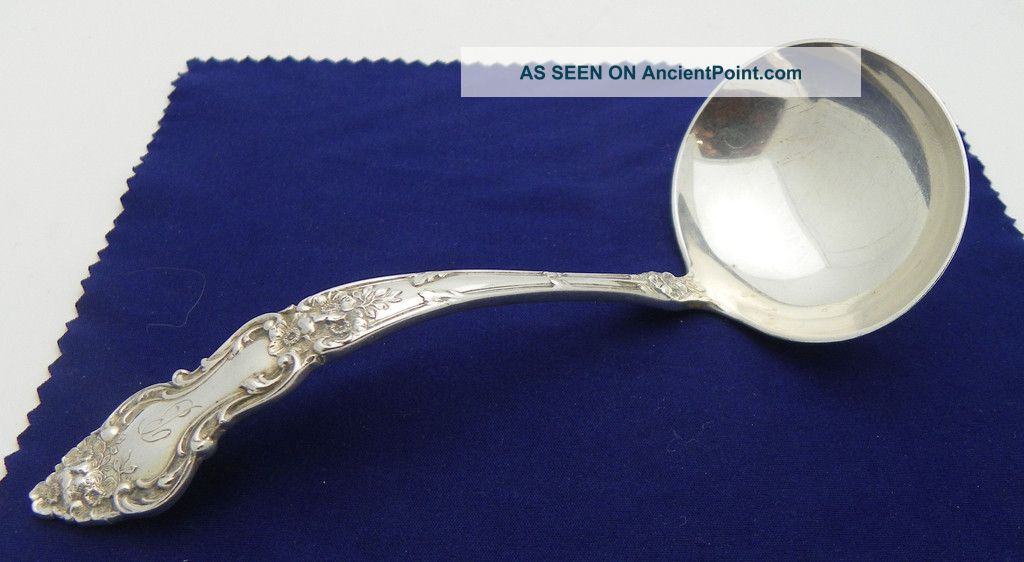 Soup Ladle Spoon.  925 Sterling Silver,  60.  9g Other photo