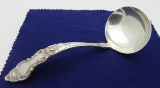 Soup Ladle Spoon.  925 Sterling Silver,  60.  9g photo