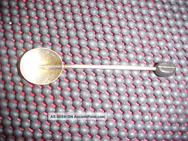 Robert Pringle 1928 Sterling Coffee Bean Spoon 3 1/2 