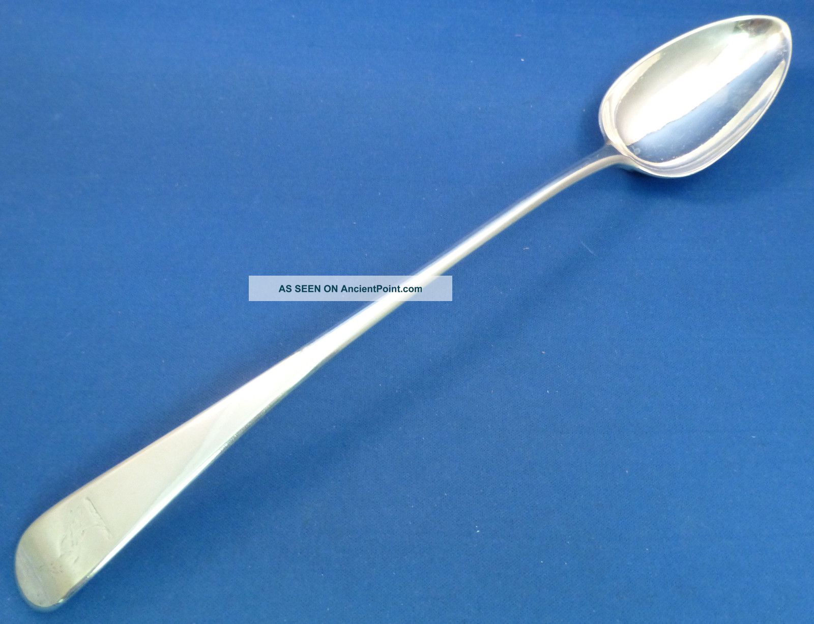 English Sterling Georgian Platter Spoon - 1788 - 12 1/4 