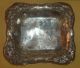 1880 Tray Carved Silver Plated Bread Special Metal Homan Mfg Company 1550 Usa Platters & Trays photo 1