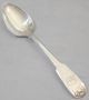 Antique Scottish Georgian 1824 Sterling Silver Fiddle Shell Spoon Hay Edinburgh Other photo 1