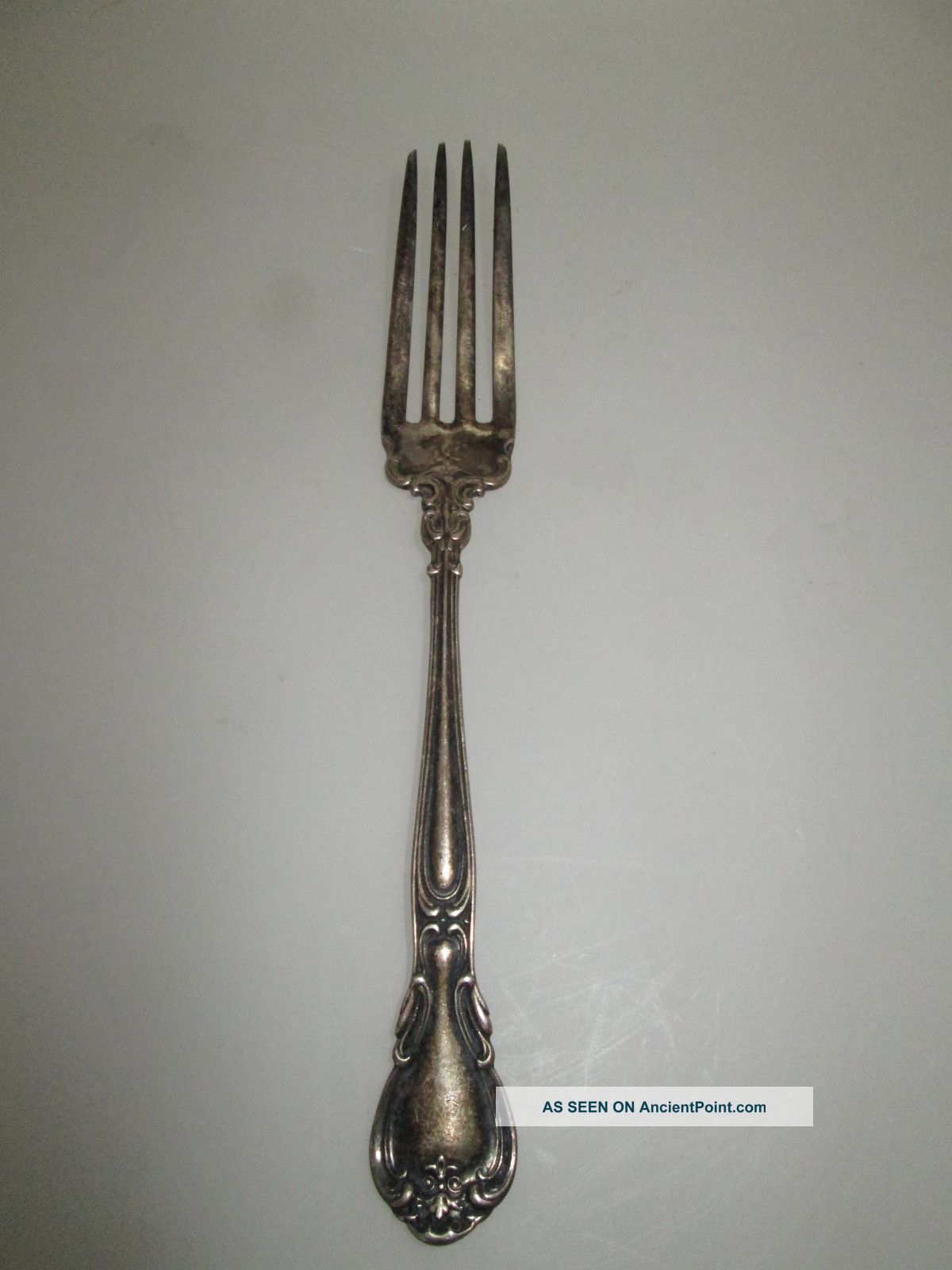 Antique Sterling Silver Fork Patent 1895 Other photo
