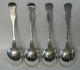 King Kirk Sterling Silver Large Round Soup Spoon 7 ¼” Set Of 4 1932 - 1961 Other photo 1