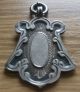 Vintage 1924 Solid Sterling Hallmarked Silver Fob Medal Other photo 2