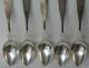 Lowell & Senter American Coin Silver Teaspoon Set Of 5 Portland Maine C.  1837 - 69 Other photo 1