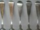 Lowell & Senter American Coin Silver Teaspoon Set Of 5 Portland Maine C.  1837 - 69 Other photo 5