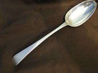 Feather Edge Pattern Table Spoon Sterling Silver Made In London 1773 photo
