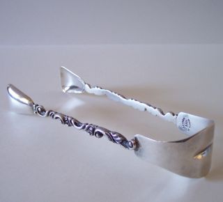 Sterling Silver Ice Tongs Juvento Lopez Reyes Mexico photo