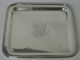 International Square Card Tray 6” Sterling Silver Other photo 1