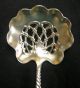 Whiting Sterling Silver Oval Twist Pierced Nut Spoon - 1880 Other photo 1