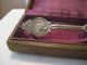 Rare American Civil War Era Coin Silver Medallion Condiment Spoon & Box,  C1860s Other photo 3