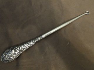 Button Hook Sterling Silver Made In Birmingham 1914 photo
