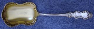 Antique Roger & Broai Sterling Silver Serving Spoon - Estate photo