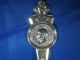 Rare Antique Gorham Sterling Medallion Pattern Serving Spoon 8 - 5/8 