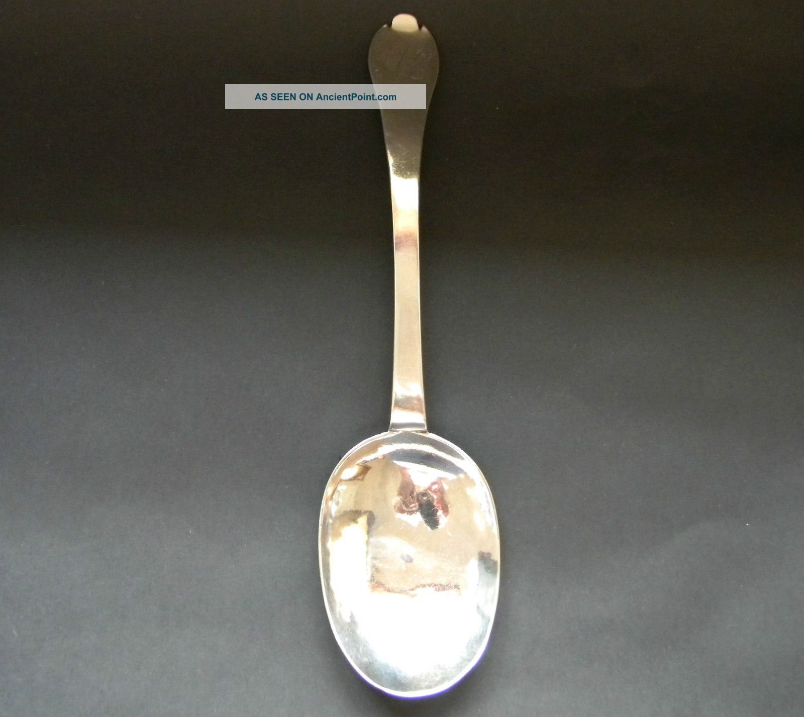 John Ladyman Antique English Solid Silver Trefid Spoon,  London C.  1697 Other photo