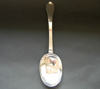 John Ladyman Antique English Solid Silver Trefid Spoon,  London C.  1697 photo