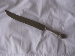 Sterling Silver Wedding Cake Knife With Sheffield Ss Blade - No Monogram Exc photo