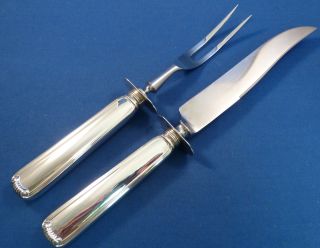 Mary Louise - Blackington Sterling 2 Piece Carving Set photo