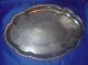 Relic 1890 Incredibly Tray Carved Silver Plated Bread Special Metal Hand Made Platters & Trays photo 3