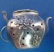 Very Unusual Sterling Fancy Flower Design Tea Pot Large Tea Ball Other photo 1