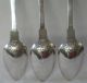 Taylor & Hinsdale American Coin Silver Teaspoon Set Of 3 Nj Ny Shell Back Other photo 4