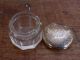 1890s Watrous Sterling Silver Heavy Glass Vanity Cream Jar 16221 Other photo 7