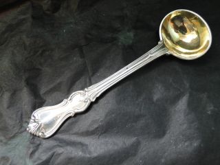 Albert Pattern Salt Spoon - Sterling Silver Made In London 1849 By G.  Adams photo