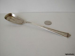 Antique Ssmc Sterling Silver Serving Spoon photo