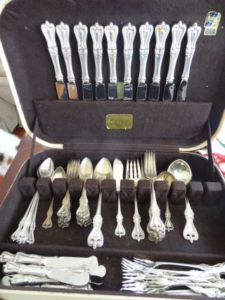 Old Colonial Silverware Towle Set 78 Pieces Many Serving Pieces photo