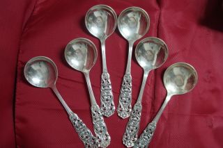Th Marthinsen Sterling Silver 6 Teaspoons Andres Valore photo